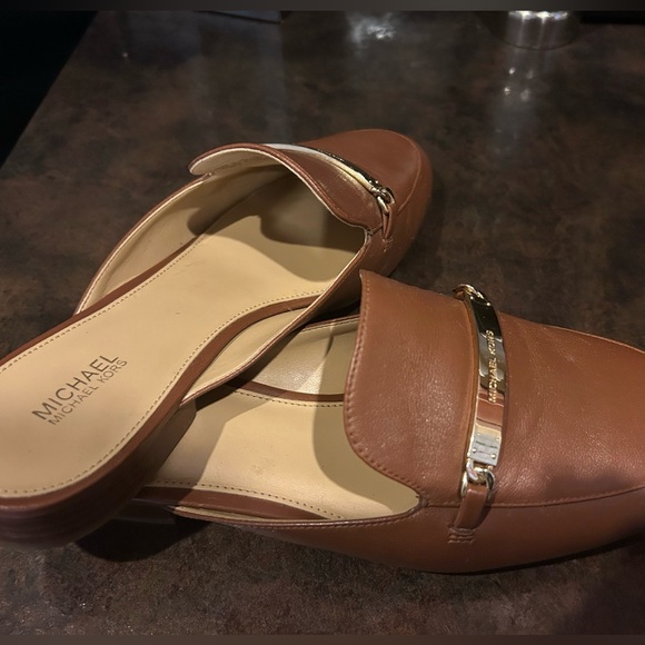 MK brown leather mule - Picture 2 of 5